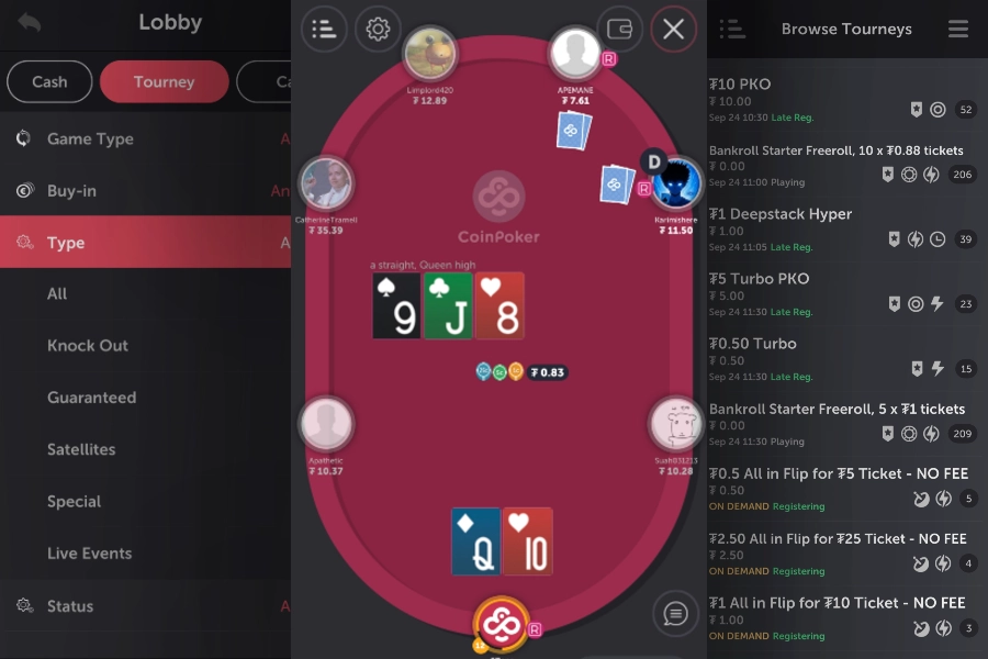 Мобильные покерные турниры и сателлиты