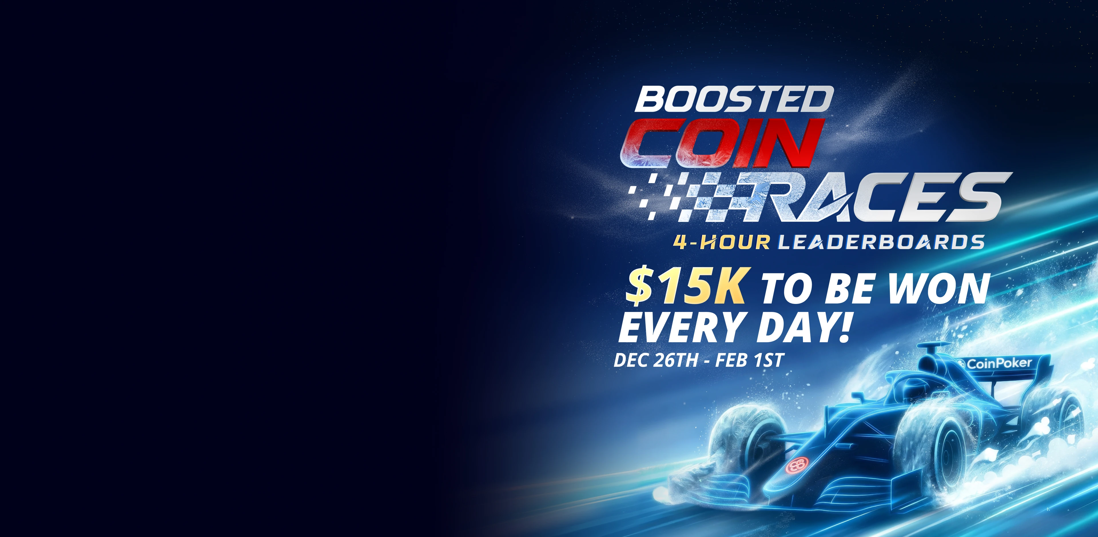 CoinRaces: Наши ежедневные турнирные таблицы кэш-игр с призовым фондом в $15K
