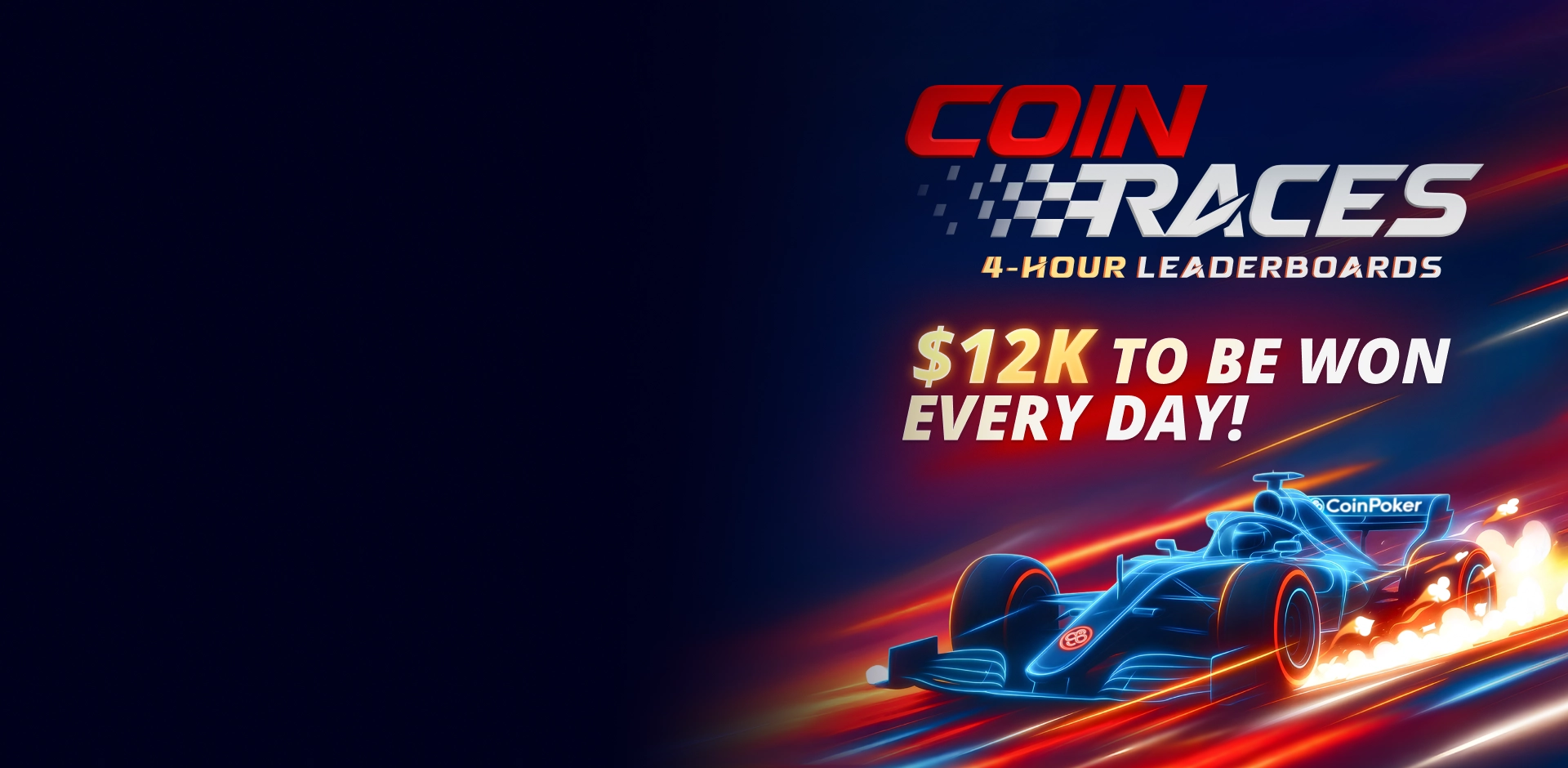 CoinRaces: $12,000 ежедневно. Теперь постоянная акция