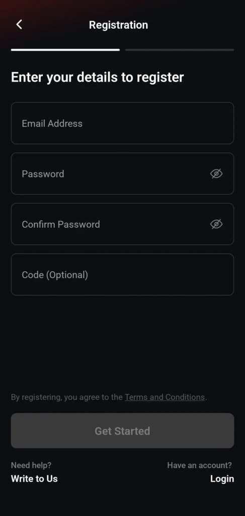Зарегистрироваться