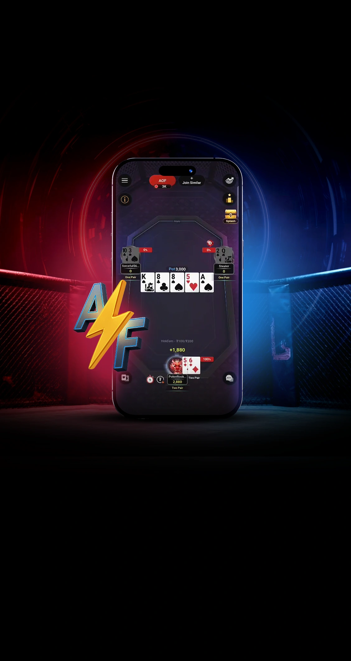 Играйте в покер All-In or Fold онлайн на реальные деньги в CoinPoker