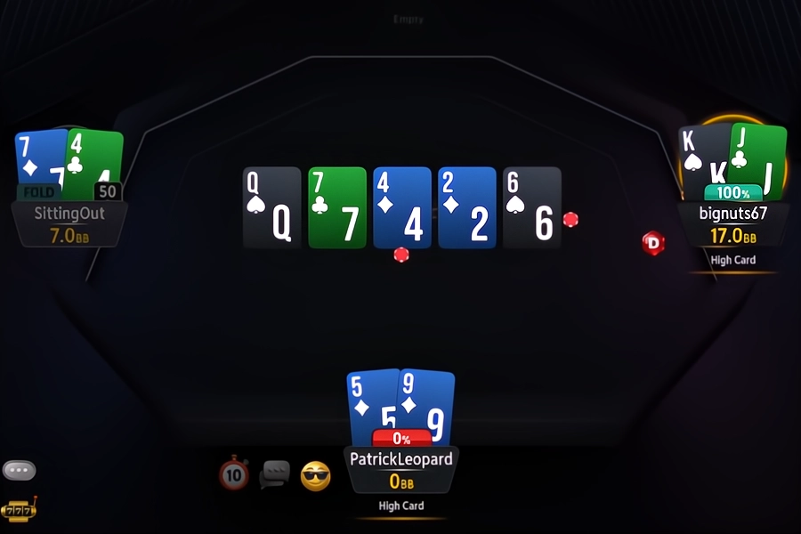 Посмотрите общие карты и переходите к раздаче